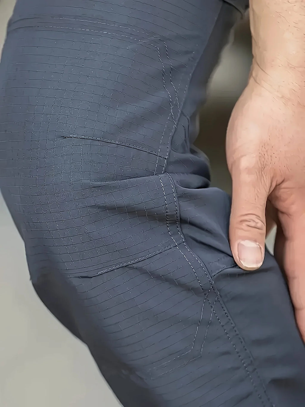 Pantalones Tácticos Cargo de Poliéster Impermeables con Bolsillos Múltiples para Hombre Talla Grande