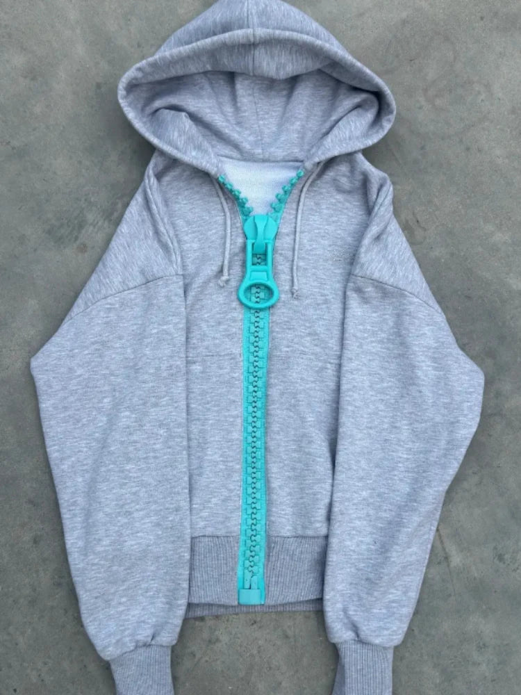 Sudadera con Capucha Estampada de Algodón Unisex