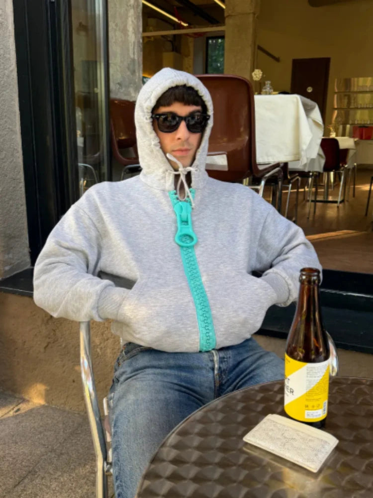 Sudadera con Capucha Estampada de Algodón Unisex