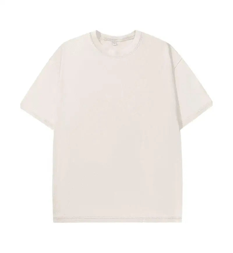 Camiseta Vintage Lavada de Algodón Unisex