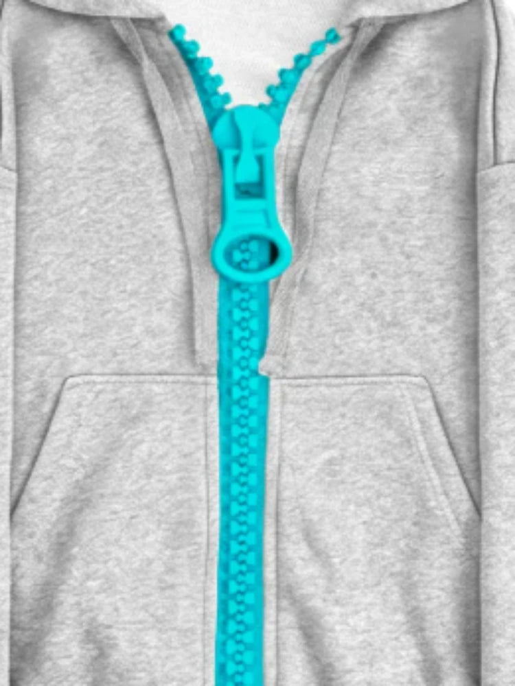 Sudadera con Capucha Estampada de Algodón Unisex