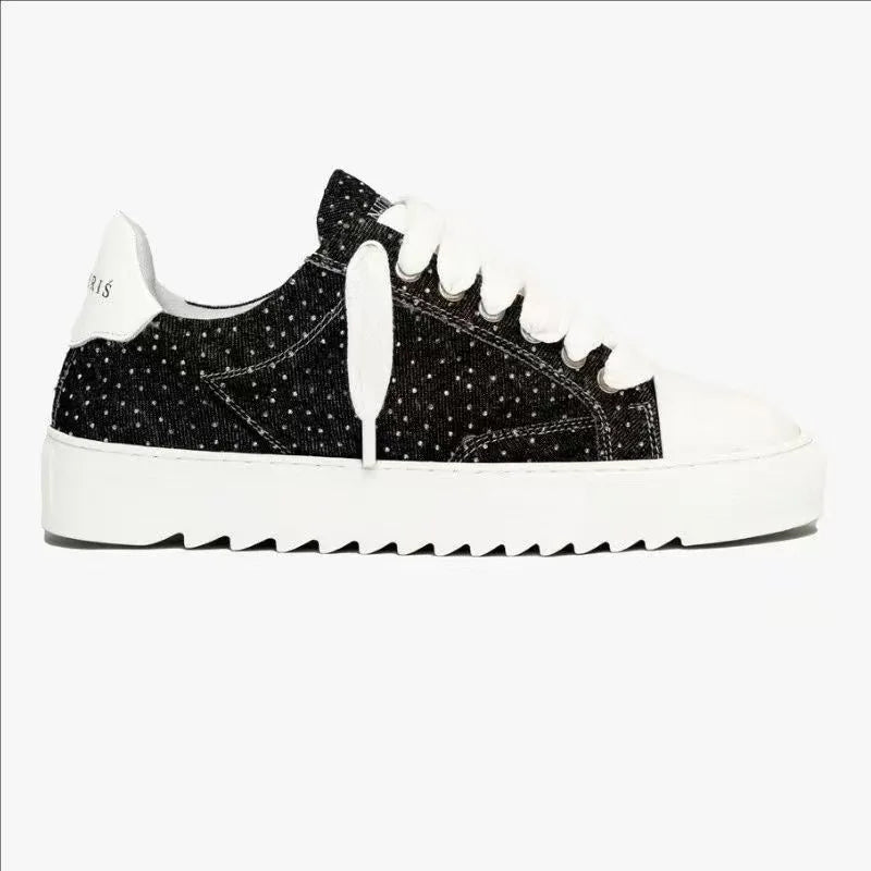 Zapatillas Deportivas Hombre Numeris Low-Top Casual Hip Hop Versátil Blanco