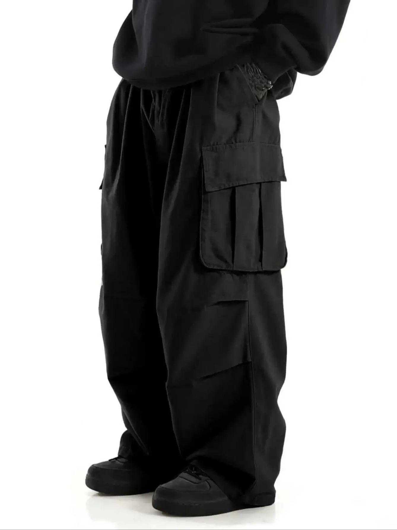 Pantalones Anchos de Trabajo de Poliéster para Hombre Talla Grande
