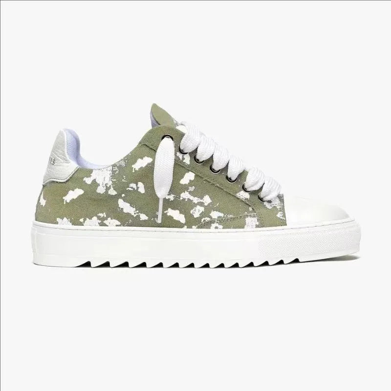 Zapatillas Deportivas Hombre Numeris Low-Top Casual Hip Hop Versátil Blanco