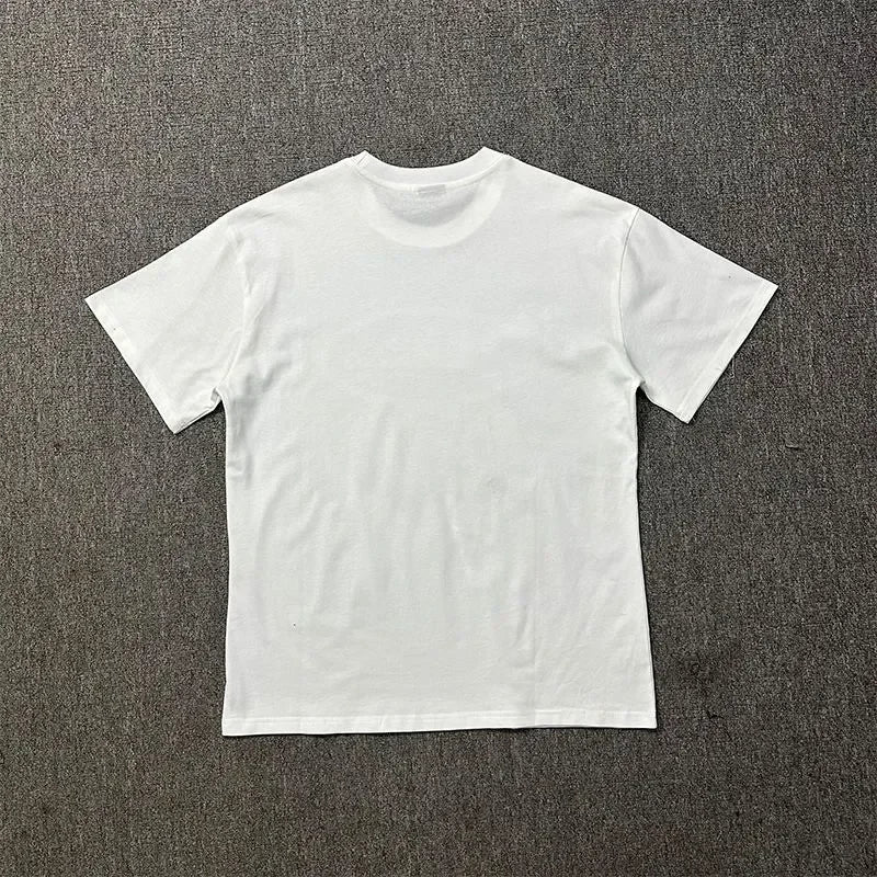 Camiseta Estampada Retro de Algodón para Hombre