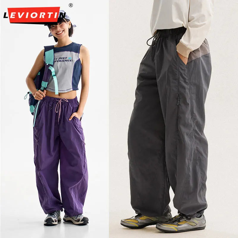 Pantalones Cargo Ultraligeros Curvos Hombre Streetwear Aire Libre Secado Rápido Multibolsillo