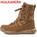 Botas Tácticas de Combate Hombre Senderismo Desierto Ejército Ligeras Transpirables Tobilleras