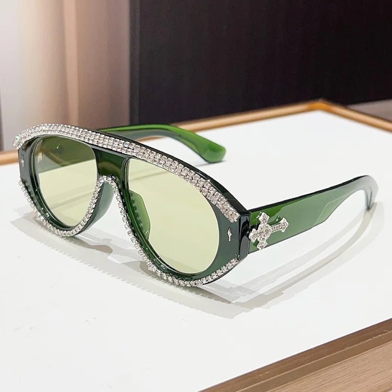 Gafas de Sol Mujer Piloto Moda 2026 Lujo Cristales Montura Poliuretano UV400
