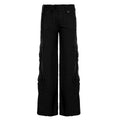 Pantalones Cargo Vaqueros Vintage Tiro Bajo Pierna Ancha Multibolsillo Casual Mujer