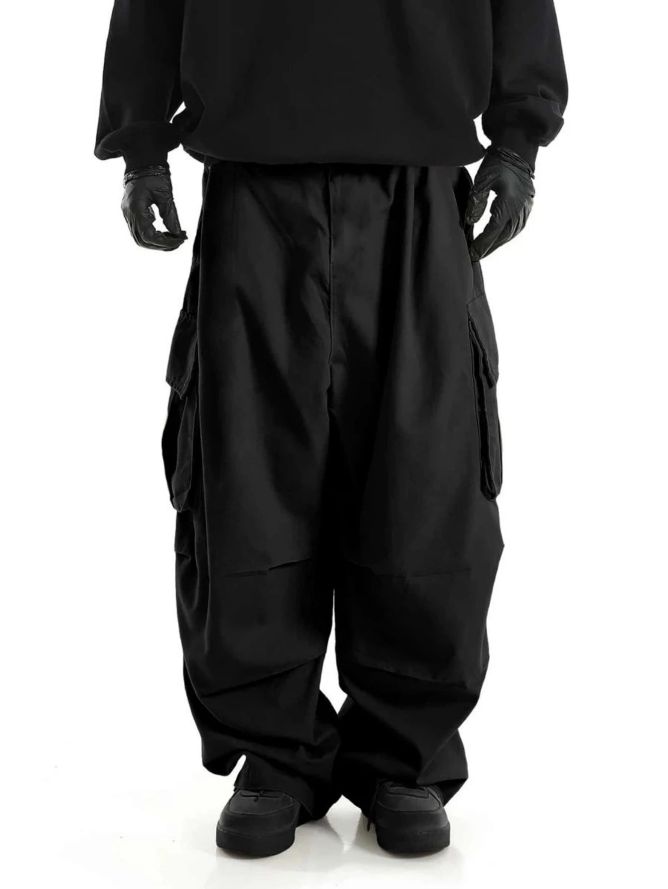 Pantalones Anchos de Trabajo de Poliéster para Hombre Talla Grande