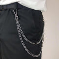 Cadena de Cintura Unisex Estilo Punk Metal Moda Colgante Pantalones Versátil