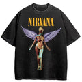 Camiseta Estampada Retro de Algodón Unisex