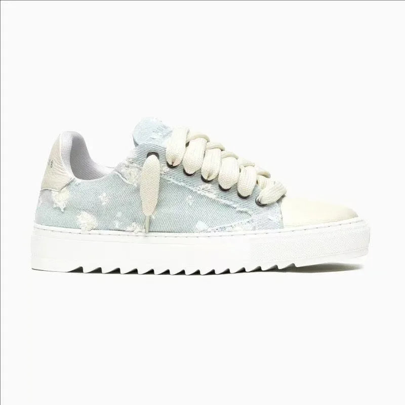 Zapatillas Deportivas Hombre Numeris Low-Top Casual Hip Hop Versátil Blanco