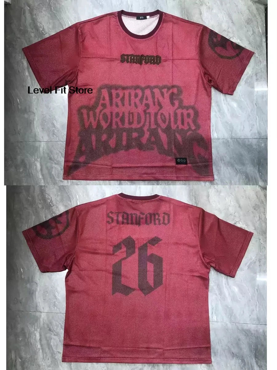 Sudadera con Capucha Estampada Retro Lavada Unisex