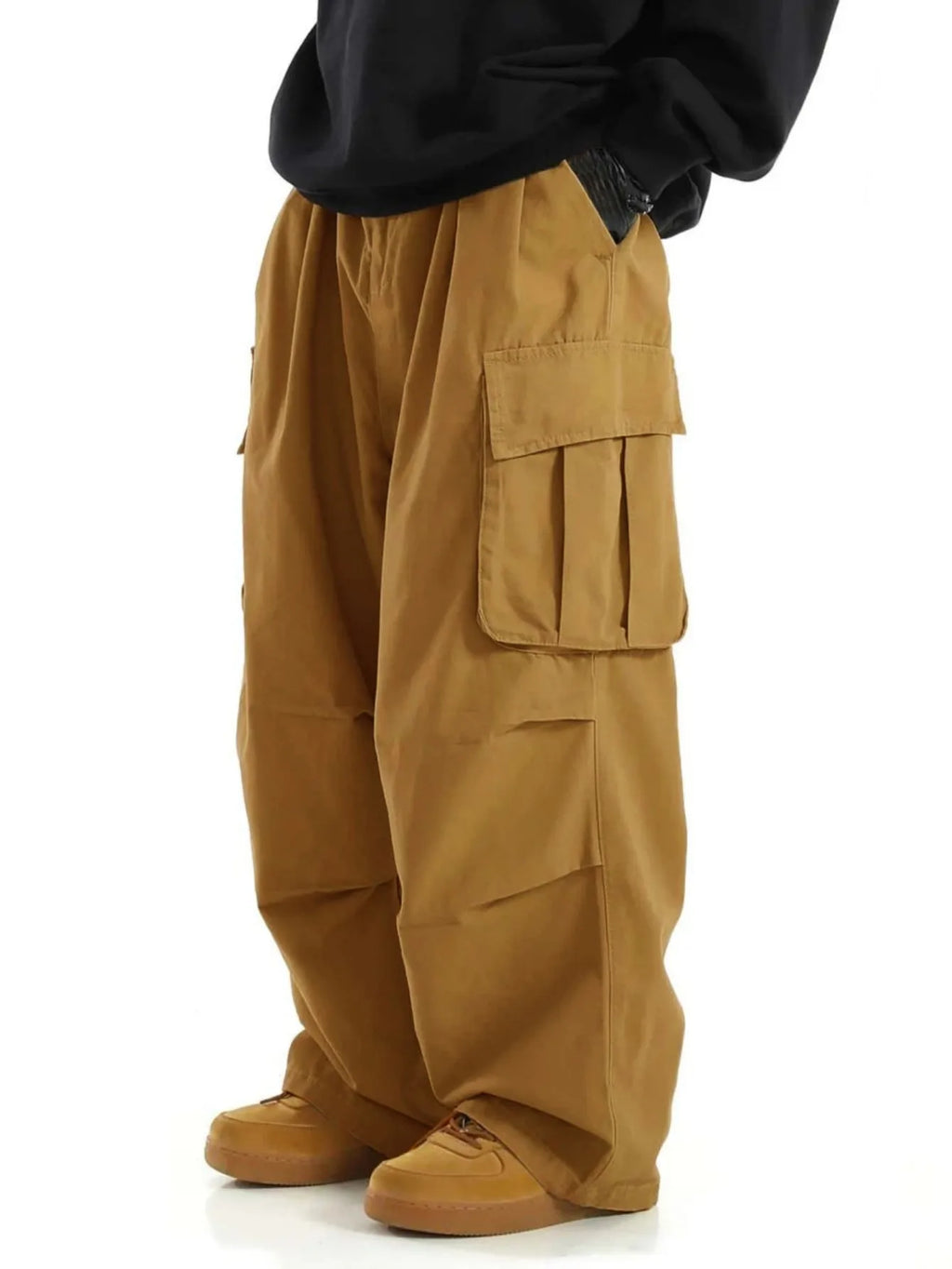 Pantalones Anchos de Trabajo de Poliéster para Hombre Talla Grande