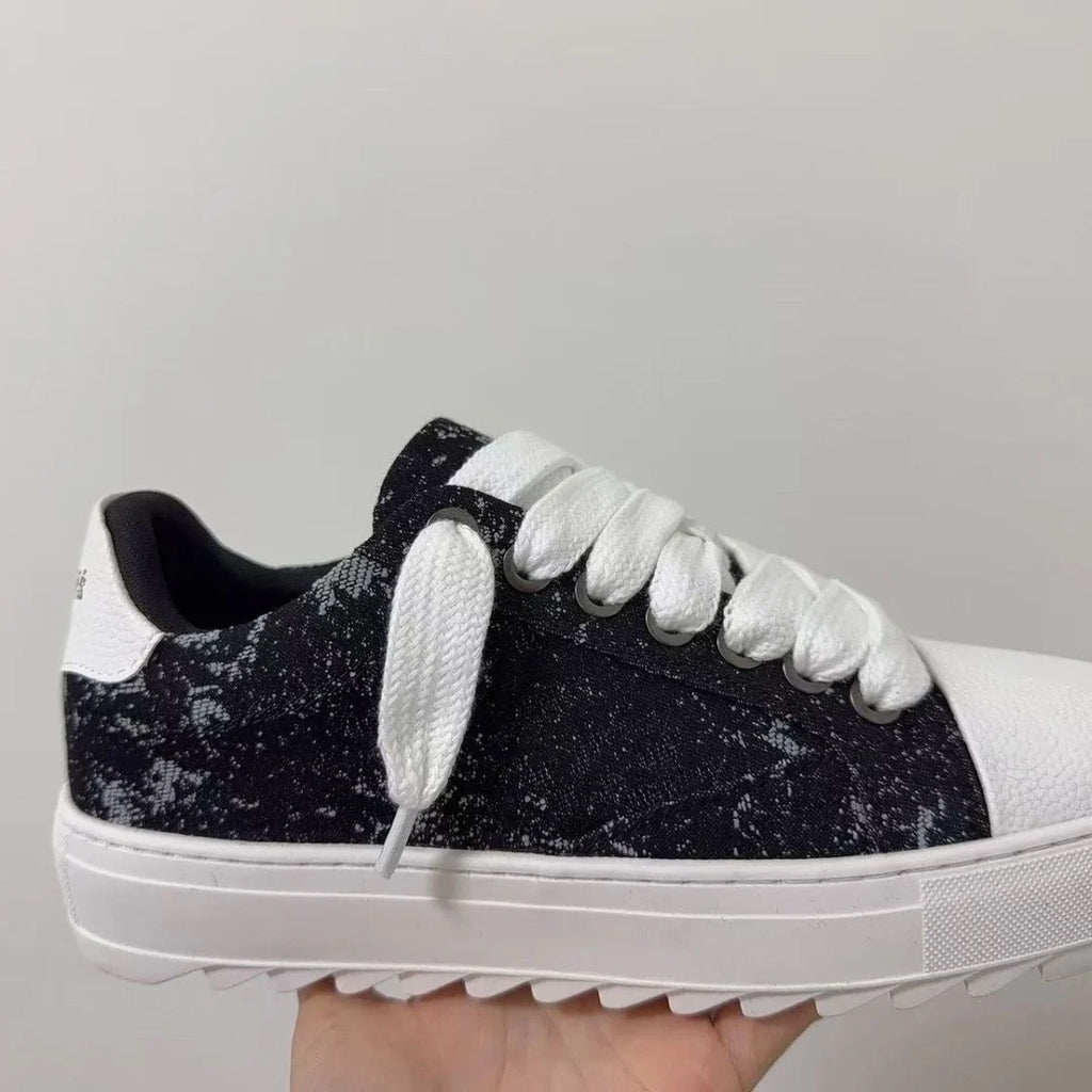 Zapatillas Deportivas Hombre Numeris Low-Top Casual Hip Hop Versátil Blanco