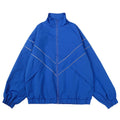 Chaqueta Universitaria Estilo Hip Hop con Parches de Algodón para Hombre