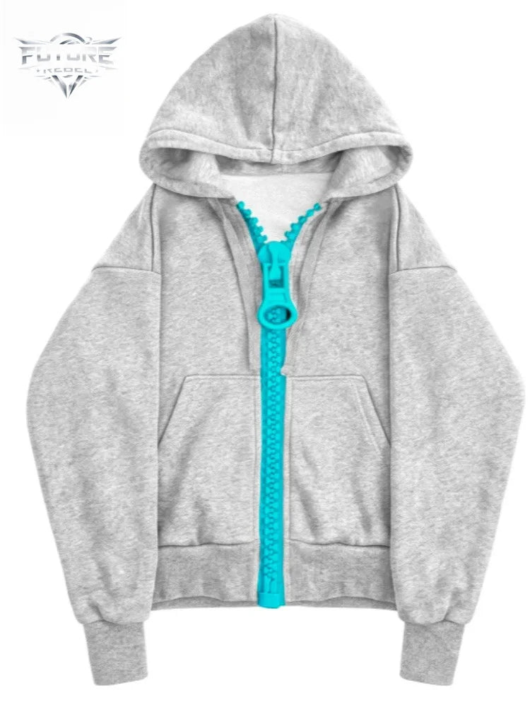 Sudadera con Capucha Estampada de Algodón Unisex