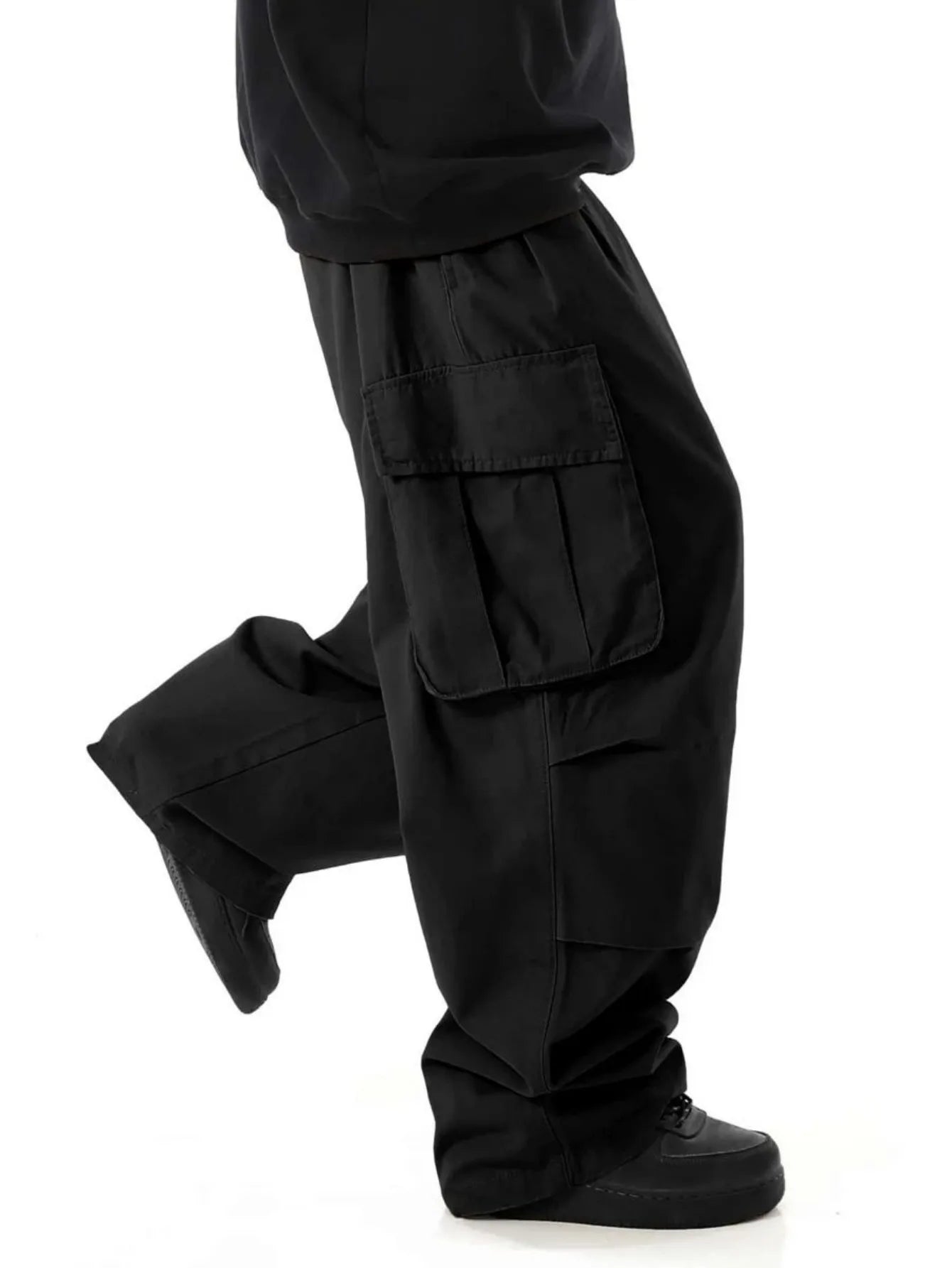 Pantalones Anchos de Trabajo de Poliéster para Hombre Talla Grande