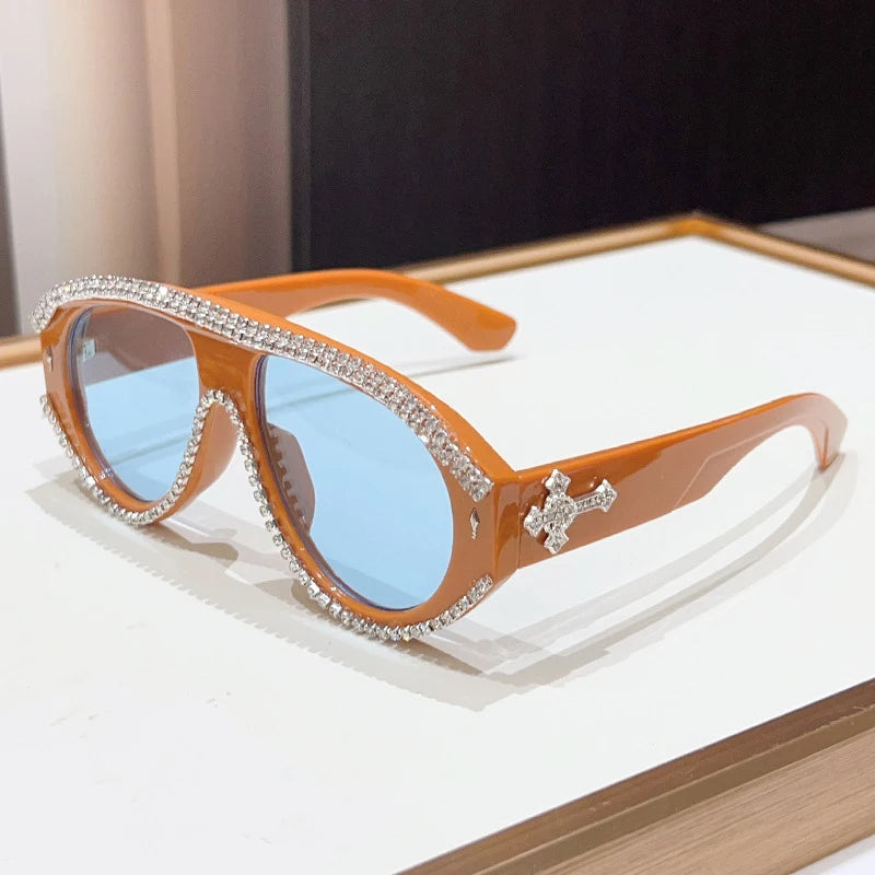 Gafas de Sol Mujer Piloto Moda 2026 Lujo Cristales Montura Poliuretano UV400