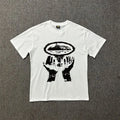 Camiseta Estampada Retro de Algodón para Hombre