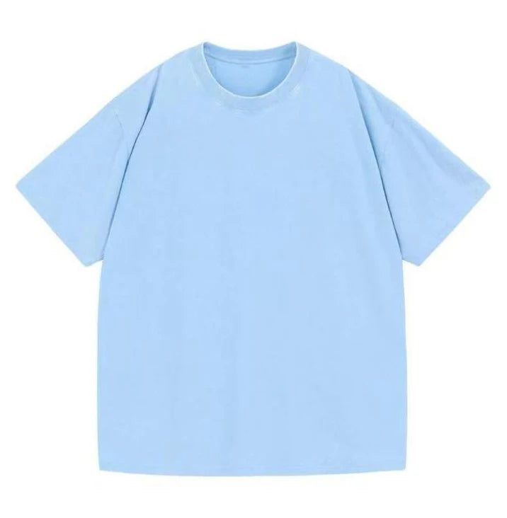 Camiseta Vintage Lavada de Algodón Unisex