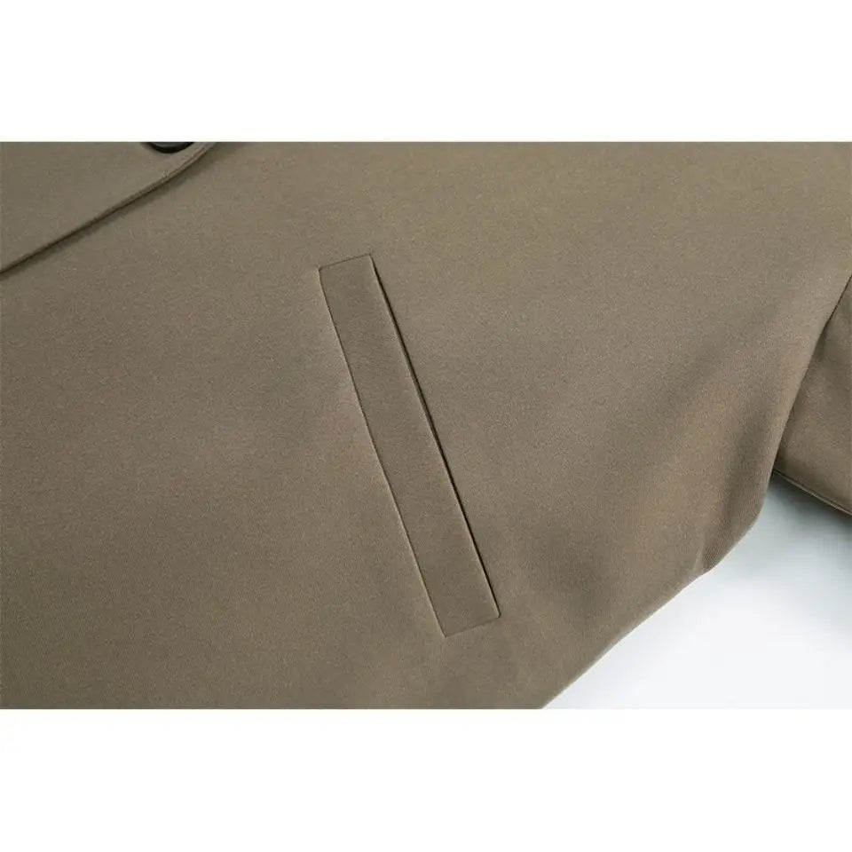 Blazer Oversize Mujer Traje Coreano Chic Negro Casual Abrigo Streetwear Chaqueta Suelta Sólida Estudiante